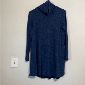 Navy Long Sleeve Sweater Dress